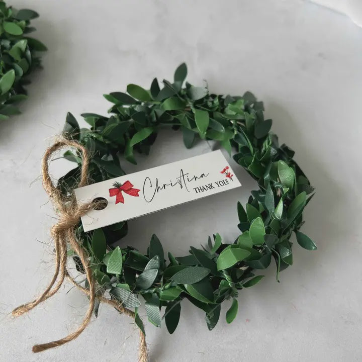 Christmas Wreath Name Place