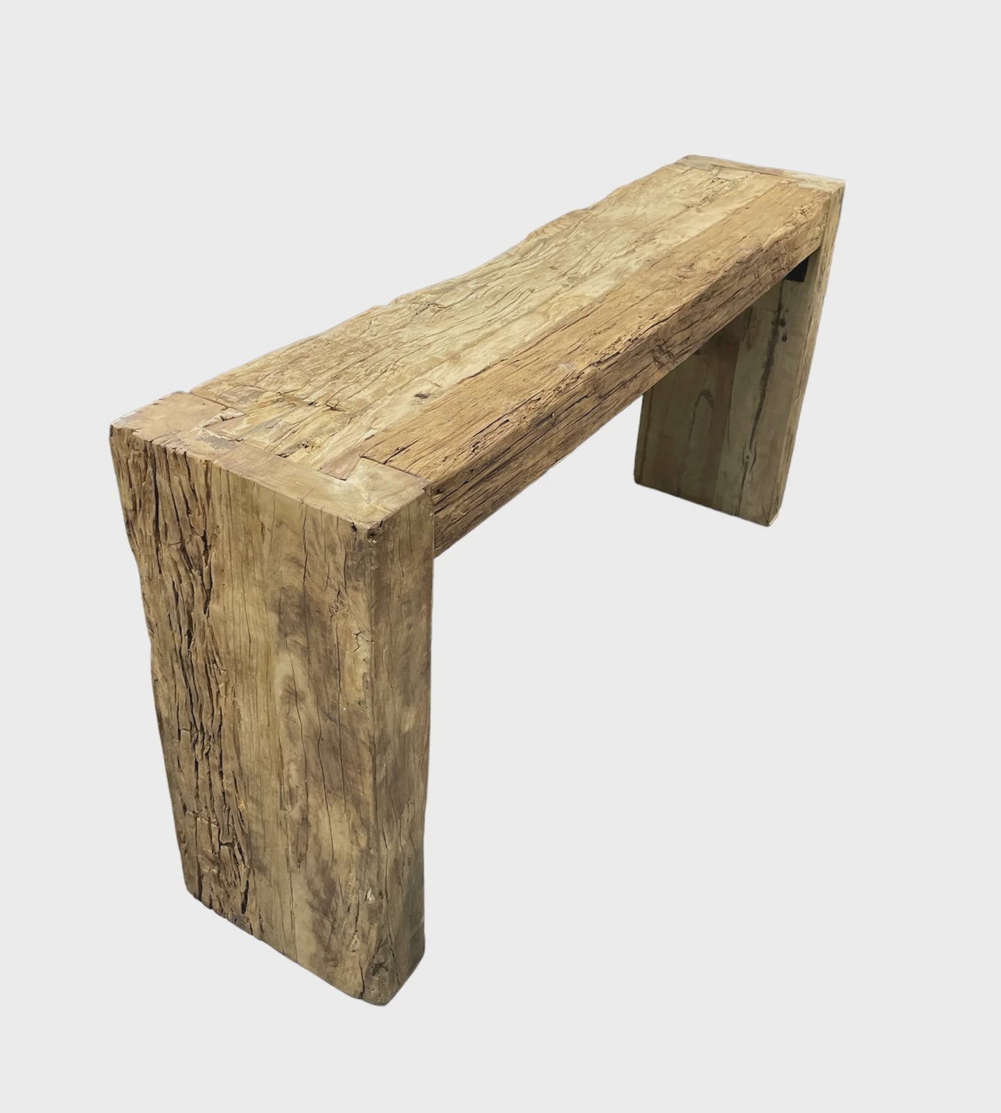 Rustic Wood Console/Hall Table Large