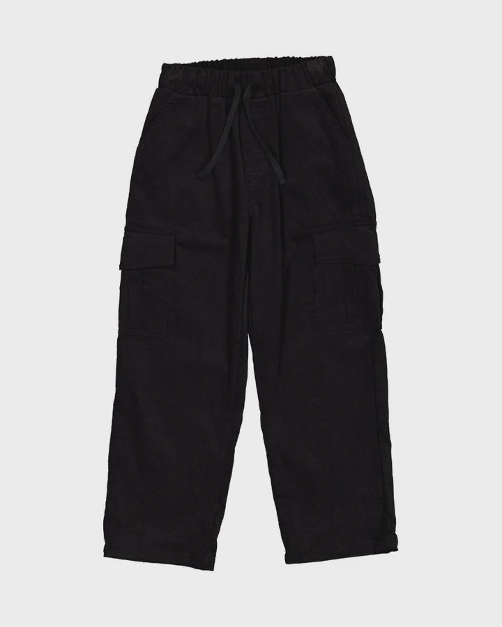 Radicool Dude Skater Cargo Cord Pant in Black