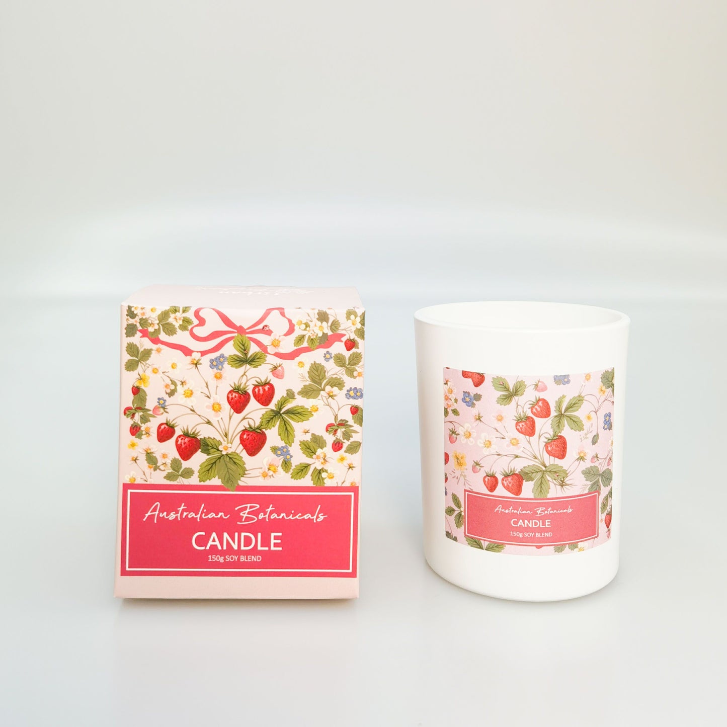 Strawberry Fields Boxed Candle