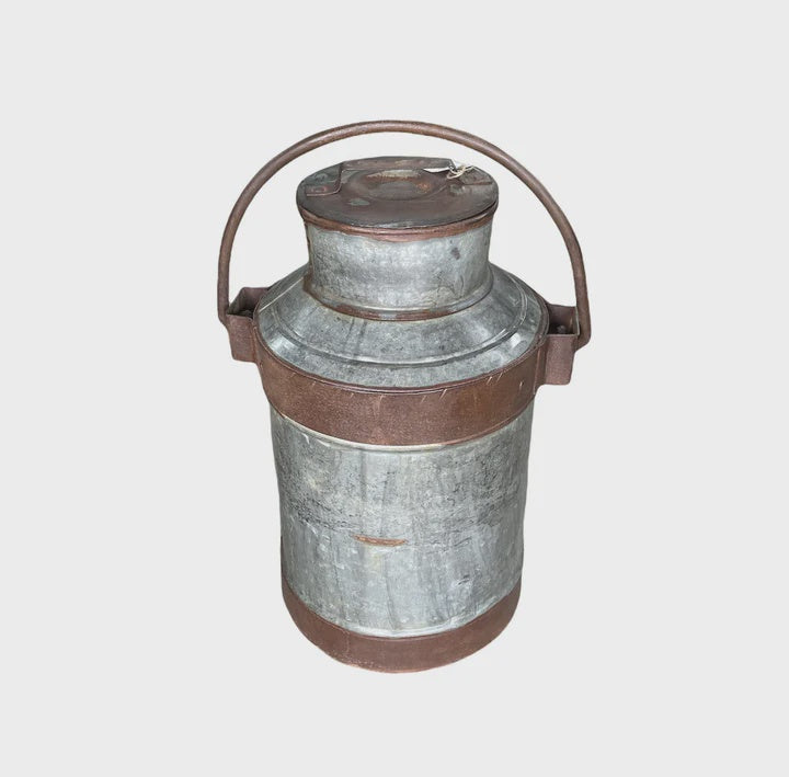 Iron Milk Can- Large