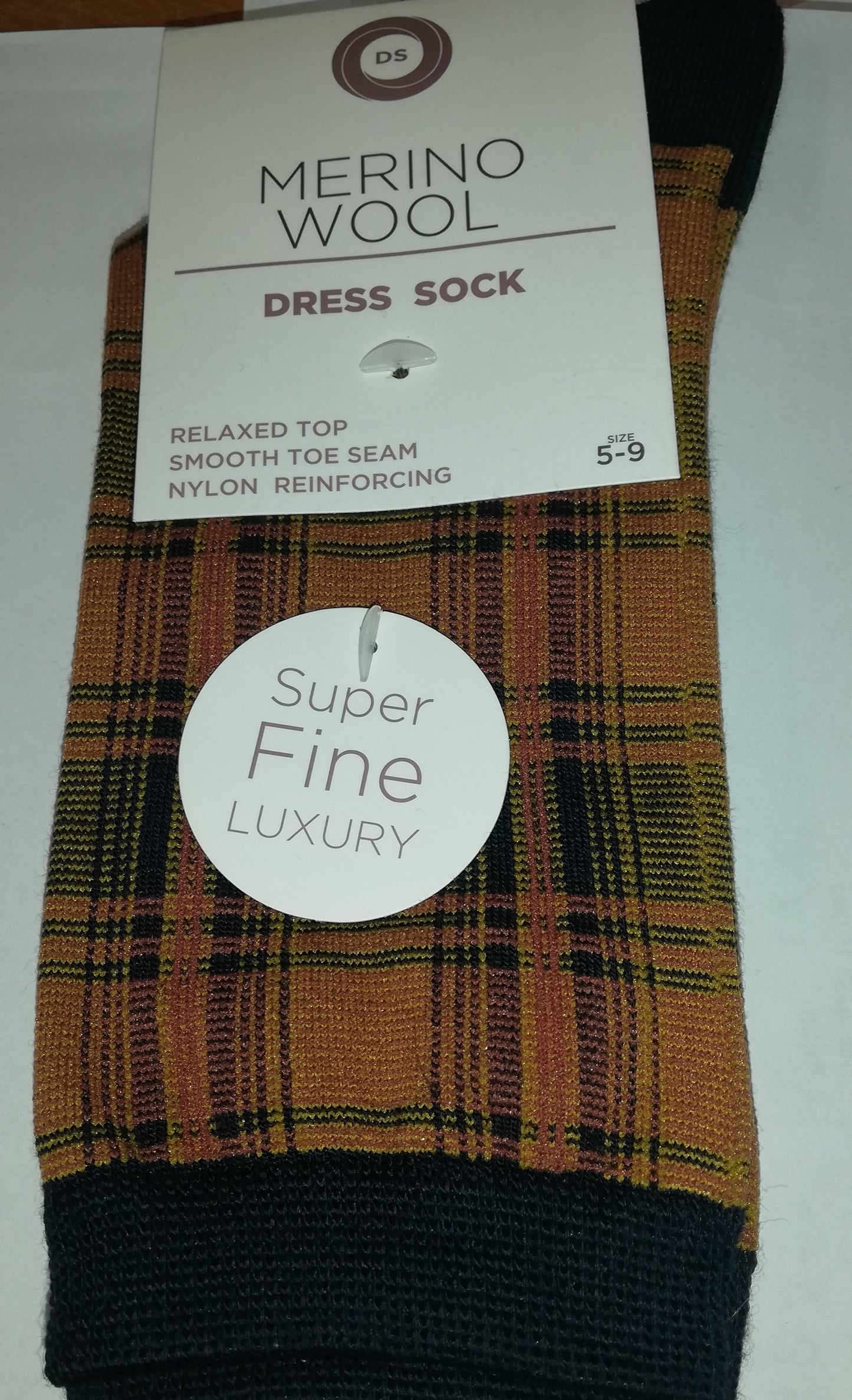 DS - Women's Plaid Crew Merino