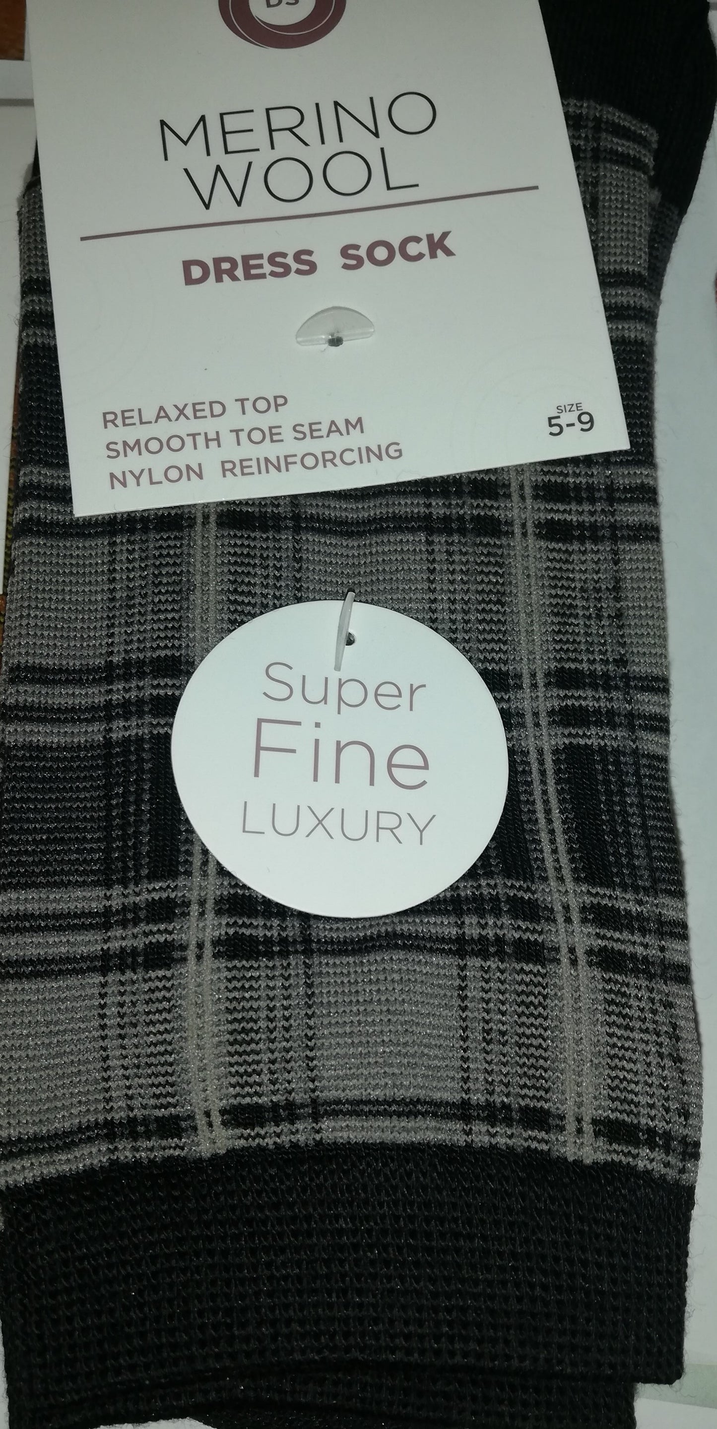 DS - Women's Plaid Crew Merino