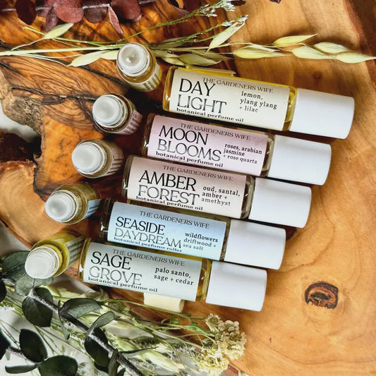 Botanical Perfume Rollers + Aromatherapy