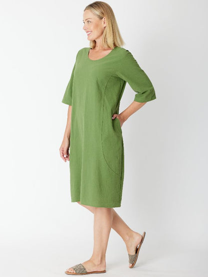 Cordelia Street - Pocket Dress - Green