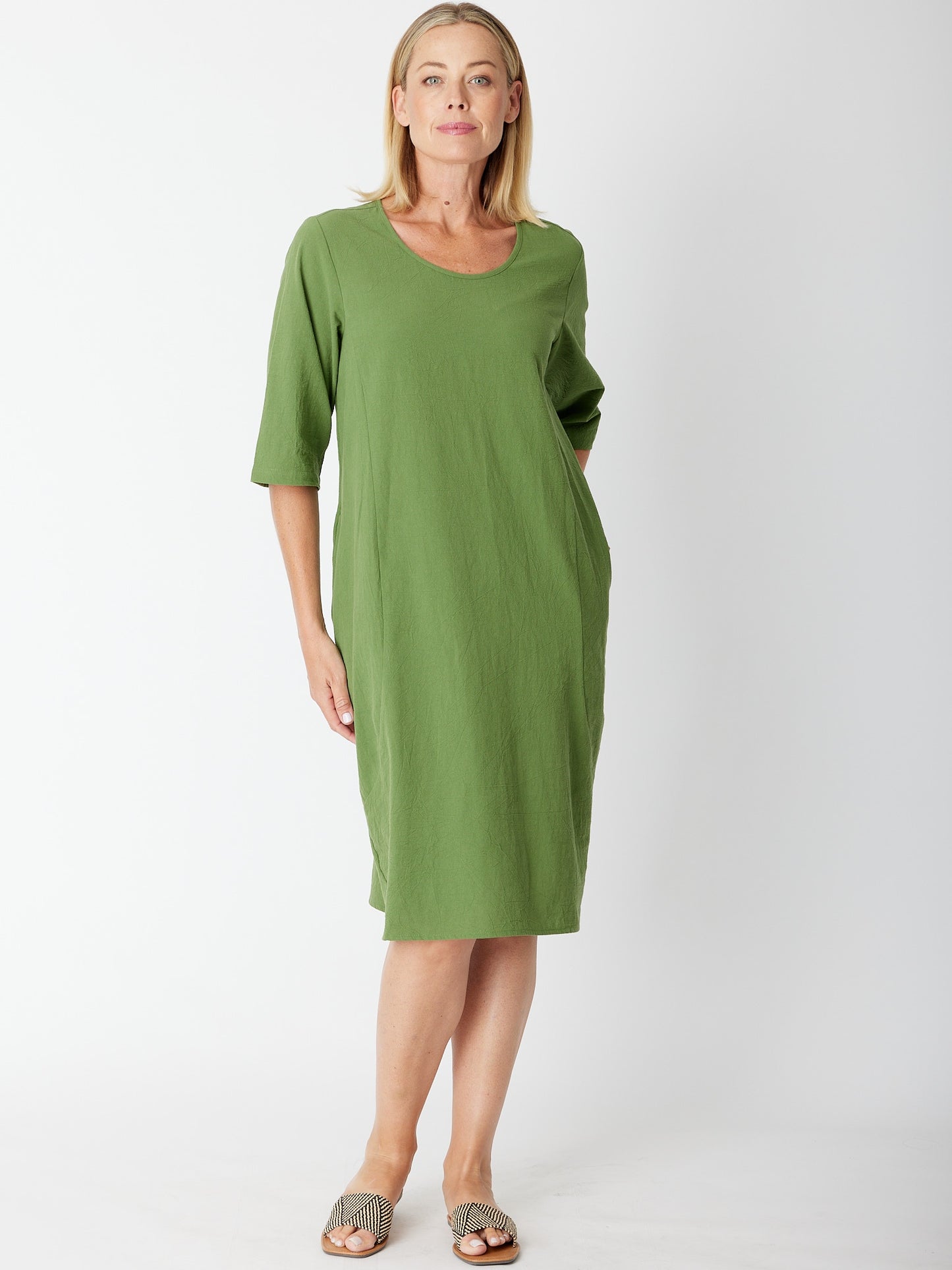 Cordelia Street - Pocket Dress - Green