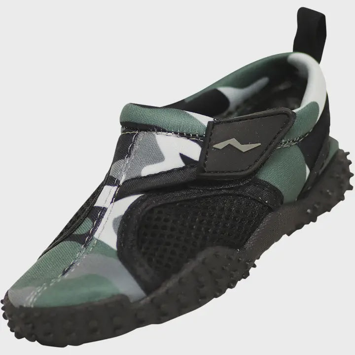 Norty Toddler Water Shoe Black Camo