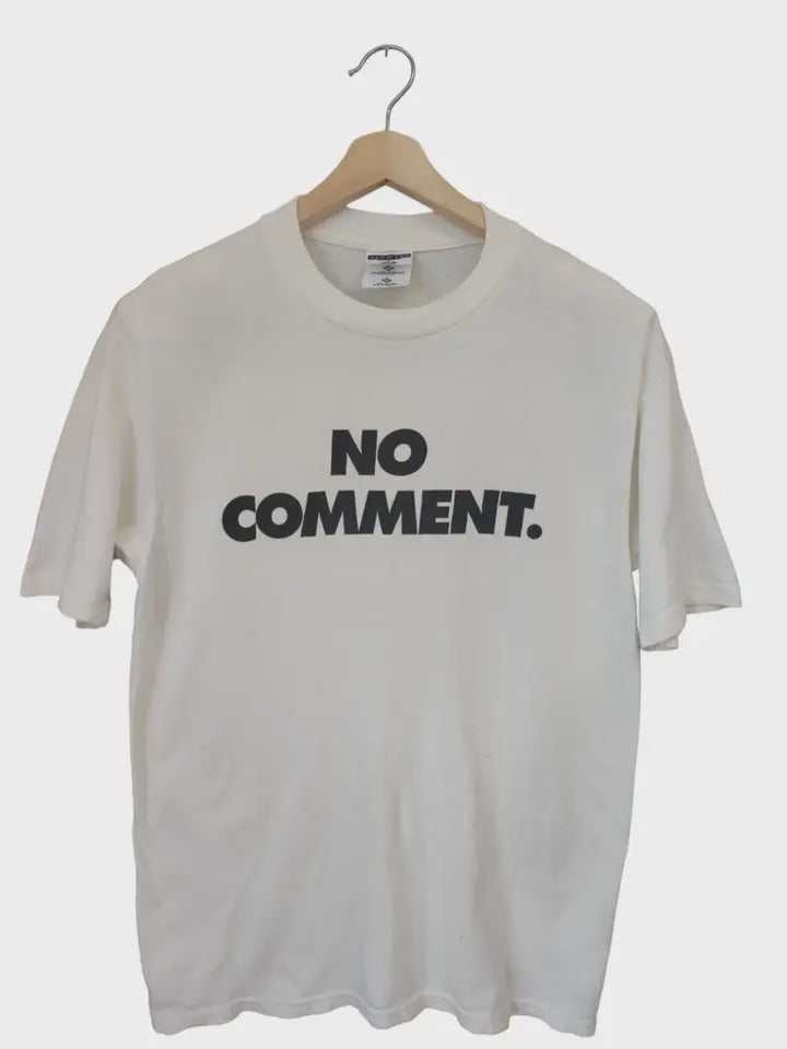 90s No Comment Sub Pop Nirvana Kurt Cobain Tour T-Shirt