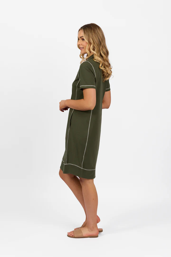 Vassalli Short Sleeve Knit Dress