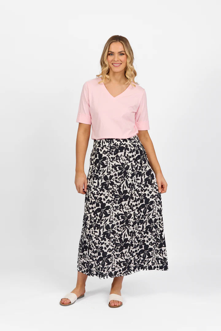 Vassalli Pull On Long Skirt