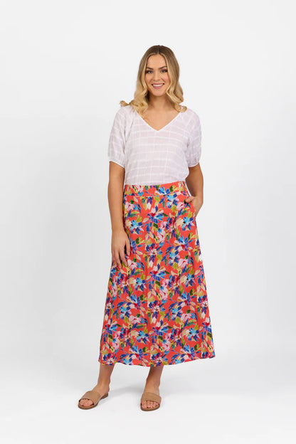 Vassalli Pull On Long Skirt