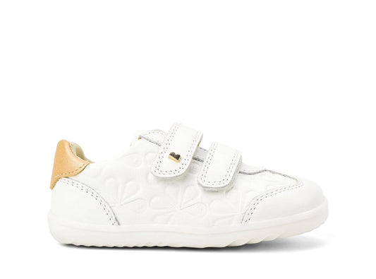 Bobux IW White Pale Gold