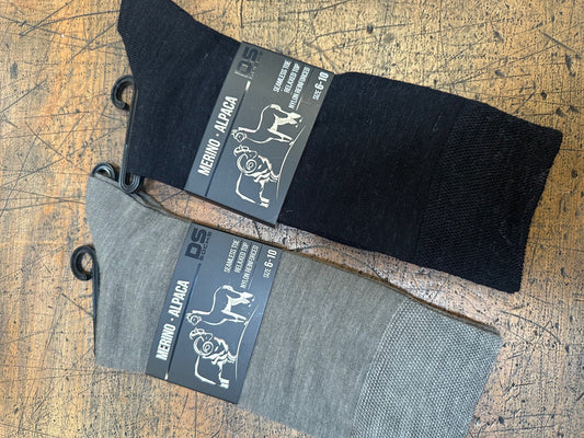 DS Superfine Merino Alpaca Mens Classic Dress Sock