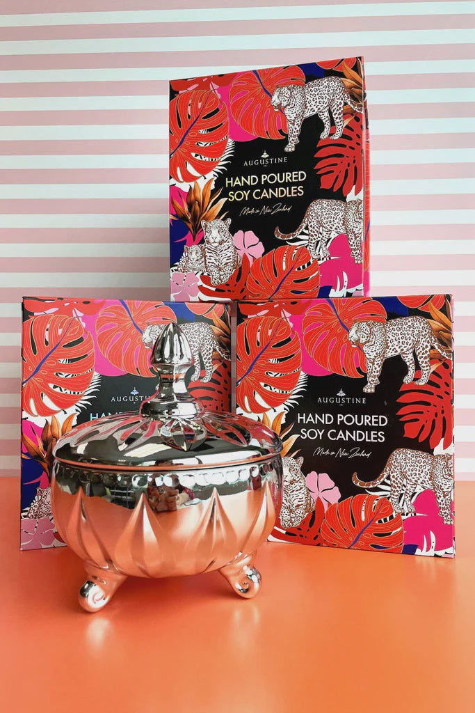 Silver Fragrant Pear Candle