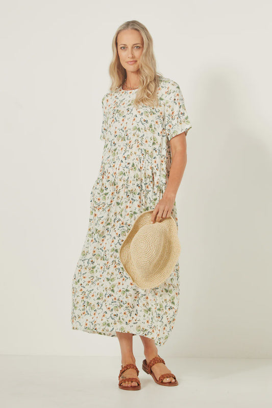 Lemon Tree Monroe Dress - Botanical