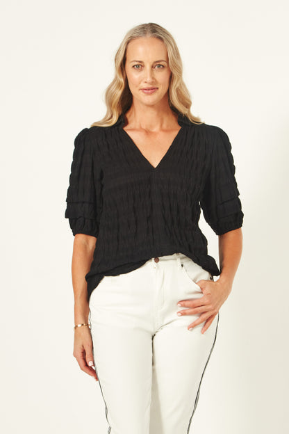 Lemon Tree Design Ltd - Elena Top - Black