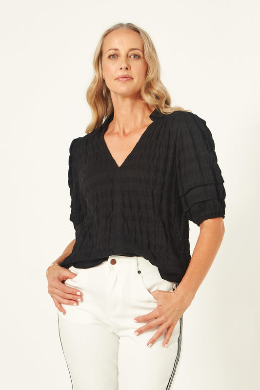 Lemon Tree Design Ltd - Elena Top - Black