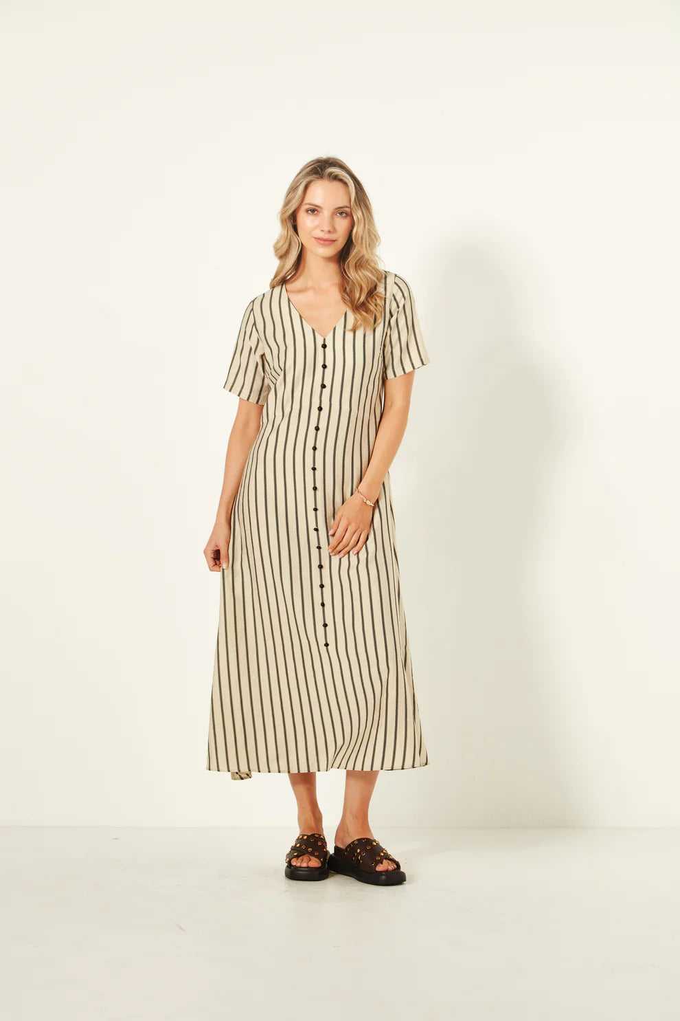 Lemon Tree - Marta Dress in Sand