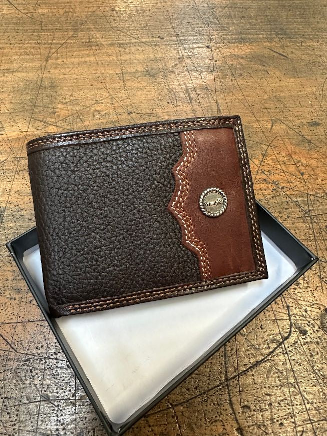 Wrangler Dark Tan Rodeo Wallet