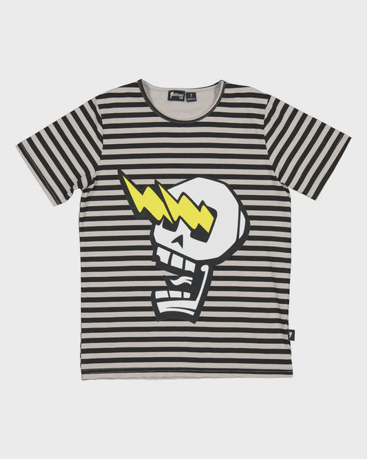 Radicool Kids Skull Stripe Tee