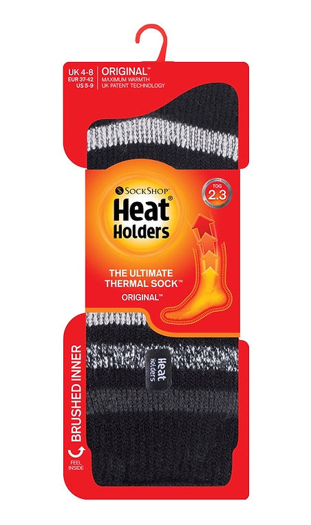 Heat Holder Ladies Stripe Sock