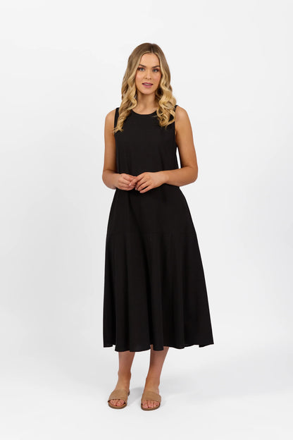 Vassalli Long Sleeveless Dress