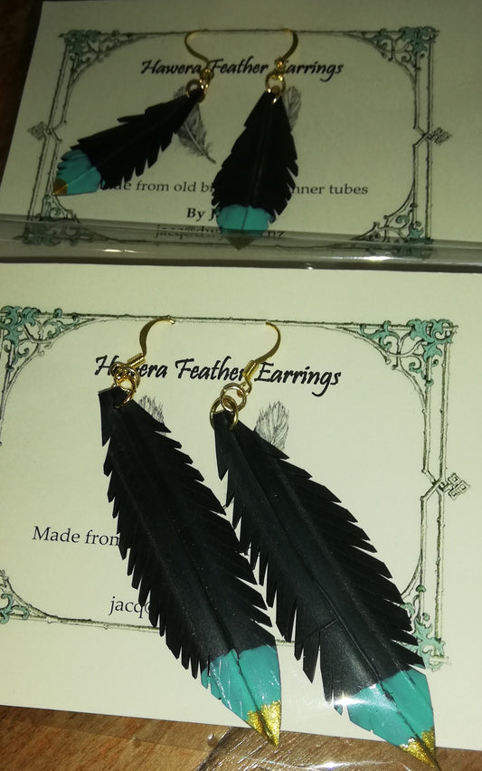 Hawera Feather Earrings