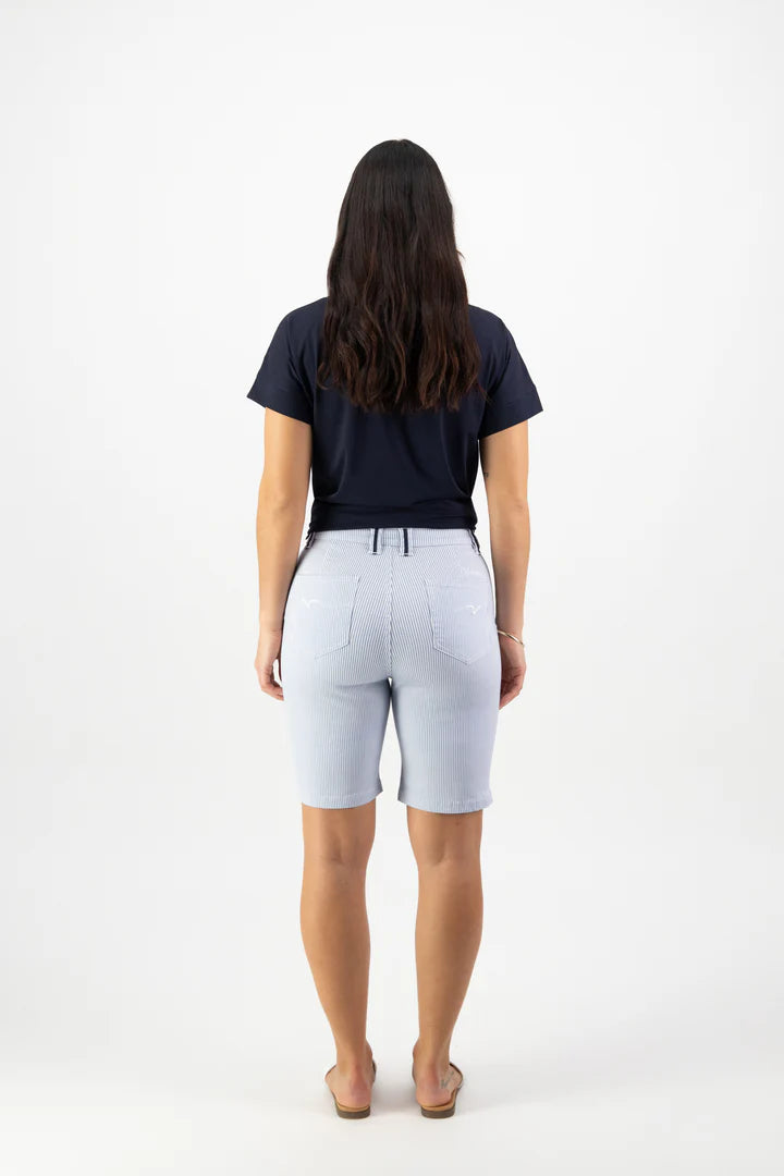 Vassalli Slim Leg Short Contrast Trim