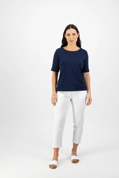 Vassalli Boat Neck Top