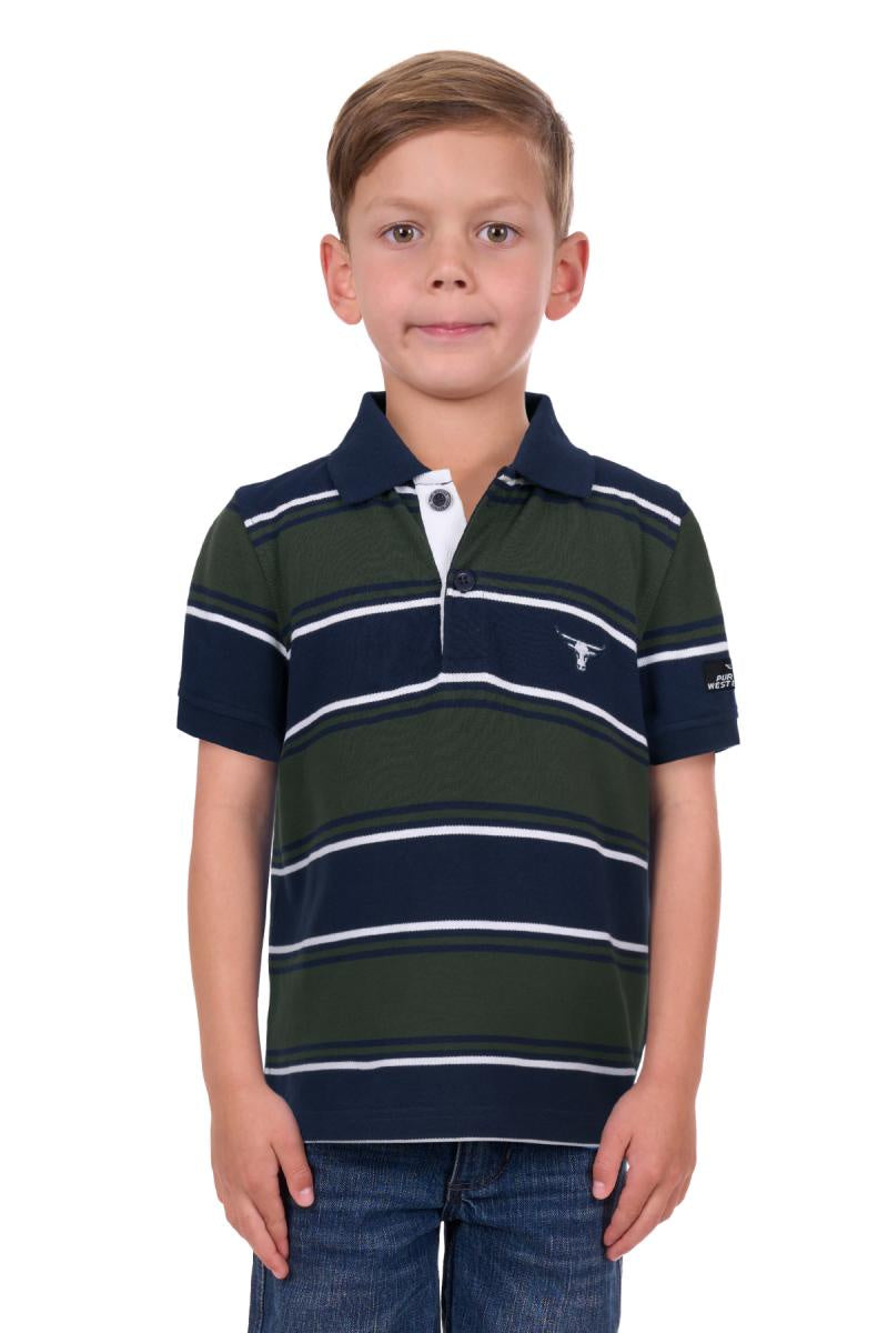 Thomas Cook - Boys Carl SS Polo - Navy/Green