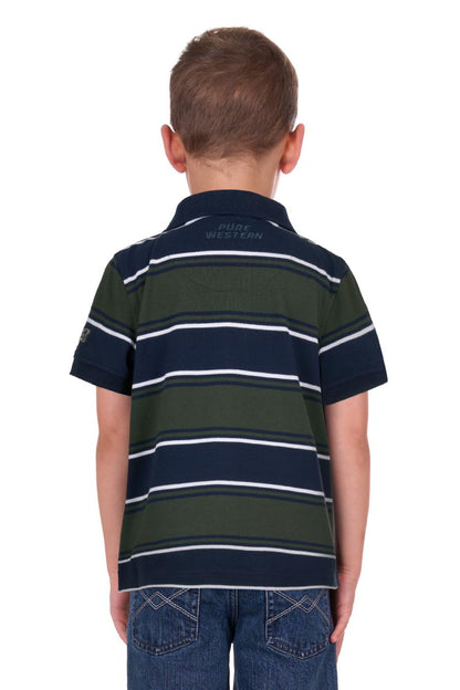 Thomas Cook - Boys Carl SS Polo - Navy/Green