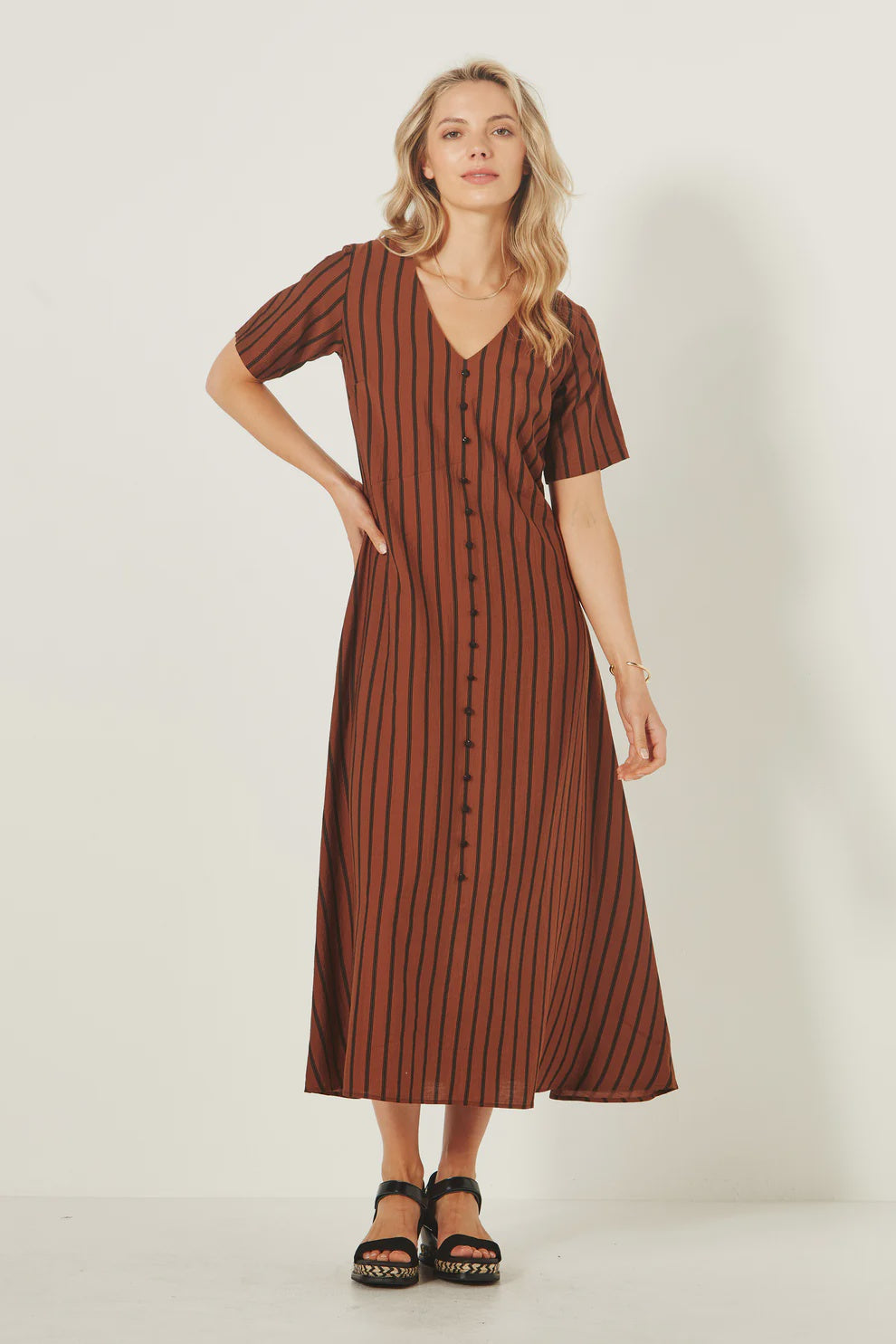 Lemon Tree - Marta Dress in Hazel