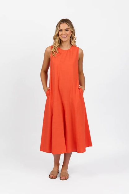 Vassalli Long Sleeveless Dress