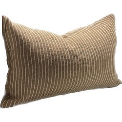 Sanctuary Linen Cushion -Sandstone long