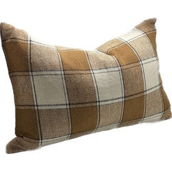 Sanctuary Linen Cushion - Tabacco Long