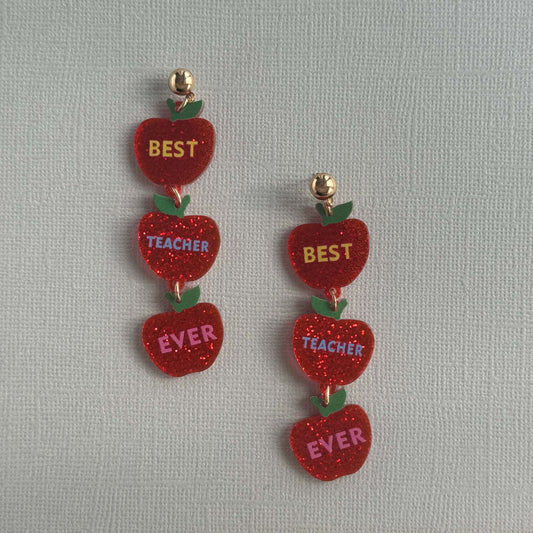 Pop Best Teacher Ever ER Red