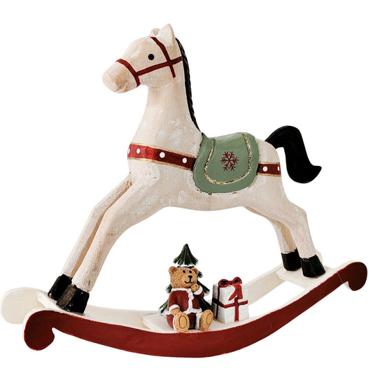 Rocking Horse with Teddy Large Standing