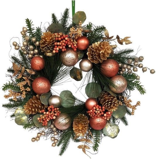 Berry Wreath Pink 64cm
