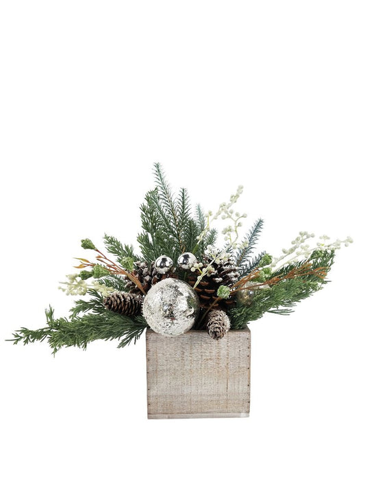 Elegant Centre Piece Snow 38cm