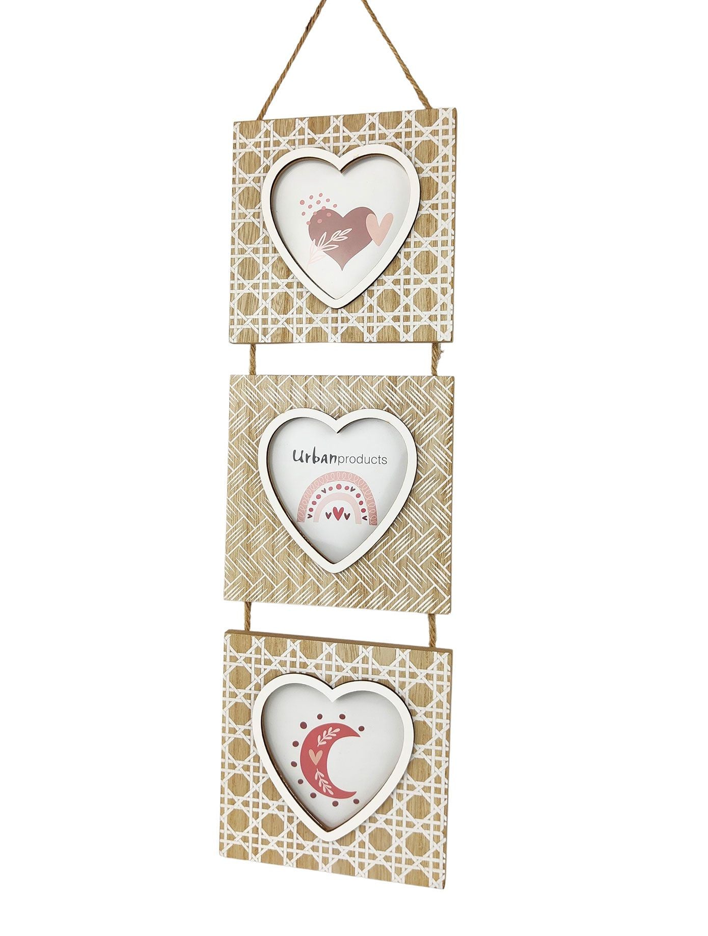 Romie Triple Hanging Frame Natural