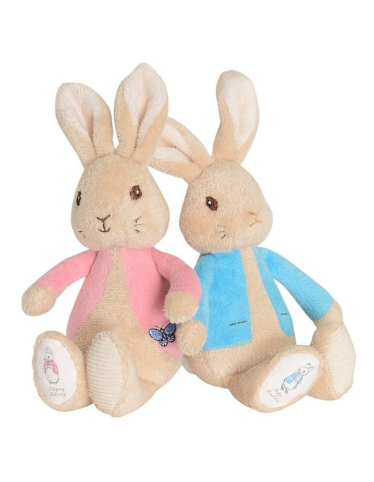 Peter Rabbit-Peter & Flopsy Silky Rattles