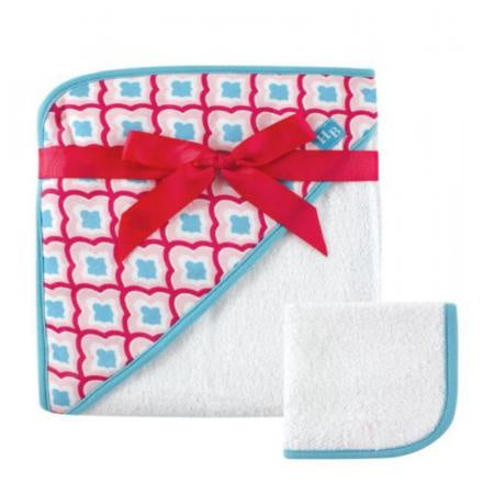 HRB - Printed Hooded Towel+Washcloth