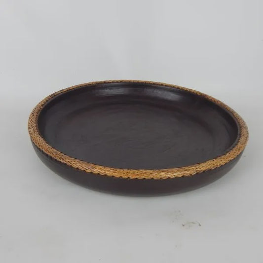 Lombok Wooden Bowl Round 30cm x 5cm