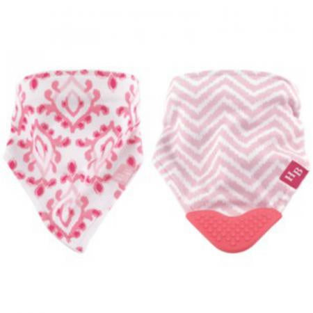 HRB - Bandanna Bib 2 Pce, With Teether