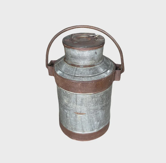 Iron Milk Can- Large