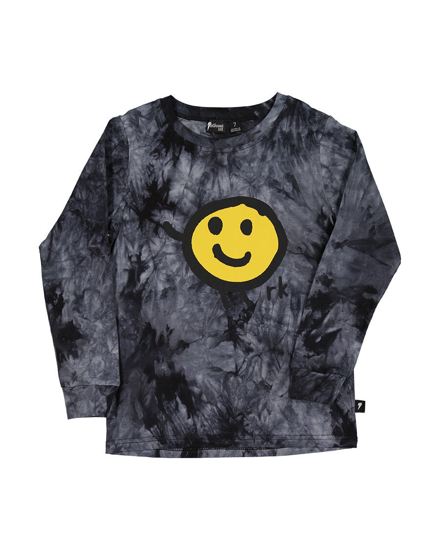 Radicool Dude- Smiley Tie-Dye LS Tee