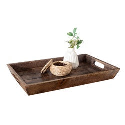 Teak Rect Tray