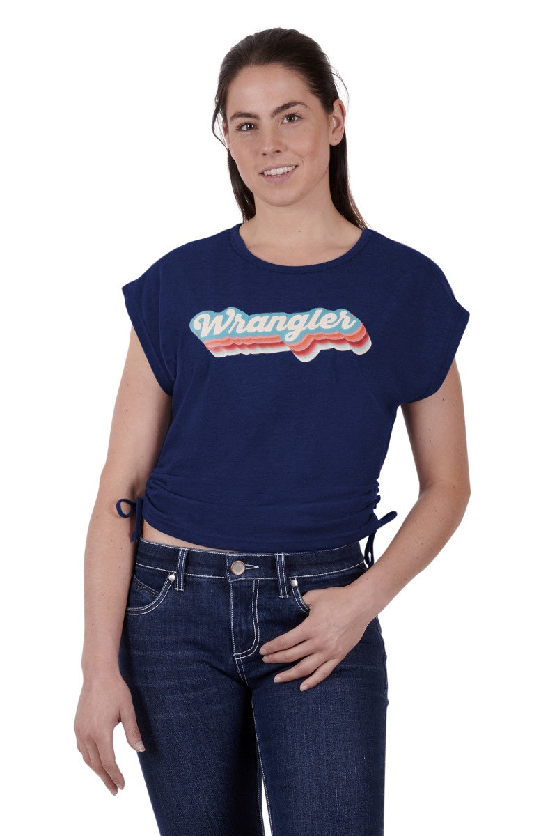 Wrangler- Womans Eve Tank- Navy