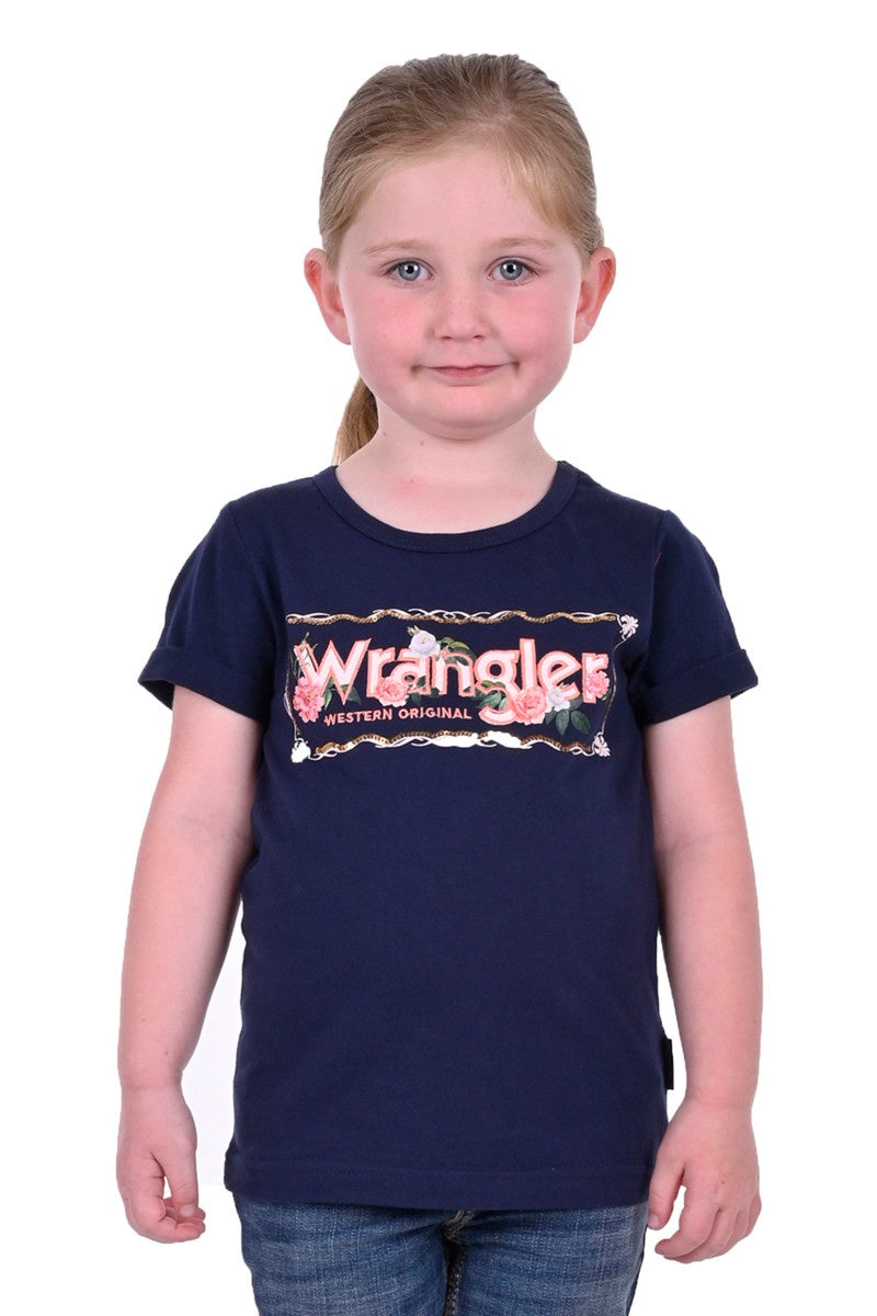 Wrangler- Girls Eve Tank- Navy