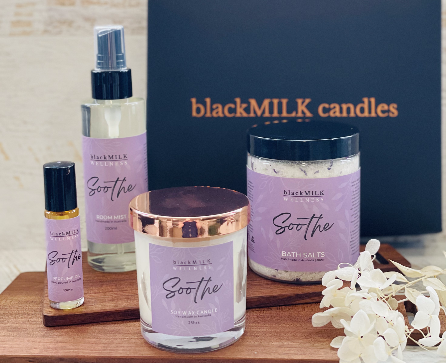 BlackMILK candles - Wellness Gift Box